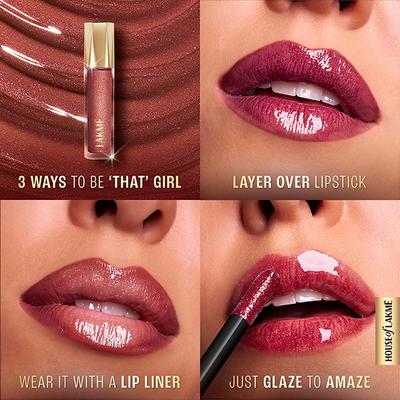 Lakme Glitterati Lip Glaze 201 Pink Champagne 5 ml - Lip Glosses