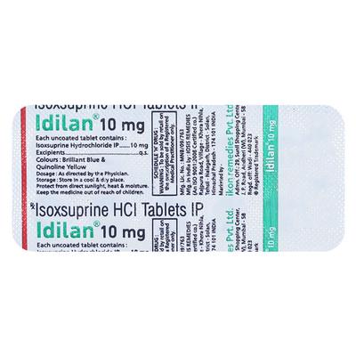 IDILAN 10mg Tablet 10's - Peripheral Hypertension-Per