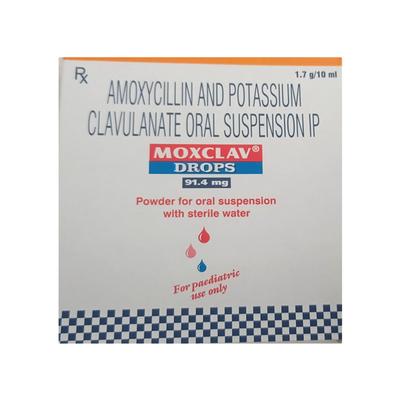 MOXCLAV 91.4mg Drops 10ml - Bacterial Infections-Pen
