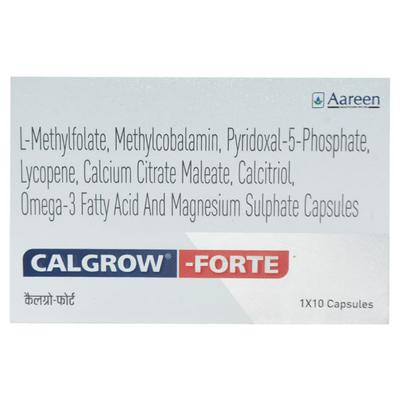 CALGROW FORTE Capsule 10's - Bone Metabolism-Age