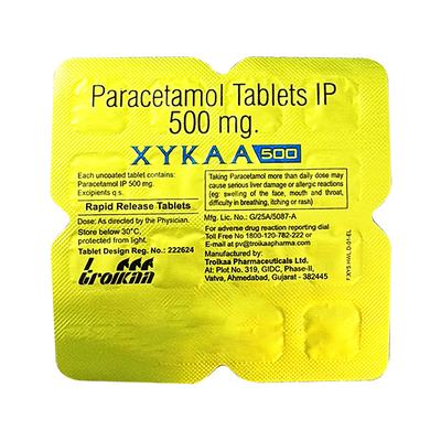 XYKAA 500 Tablet 15's - Fever-Ana