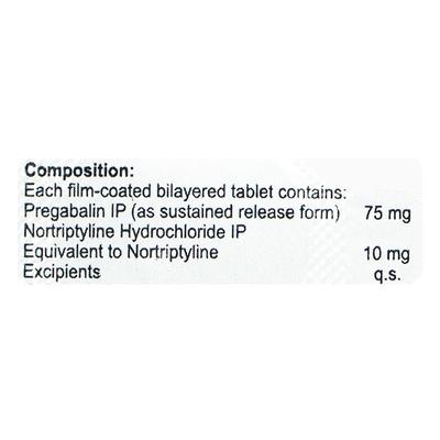 NERVOTOP Tablet 10's - Neuropathic Pain-Dru