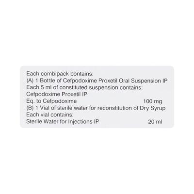 Doxcef 100mg Dry Syrup 30ml - Bacterial Infections-Cep