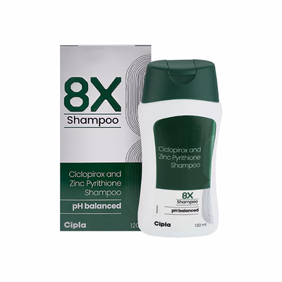 8X Shampoo 120ml - Dandruff-TAA