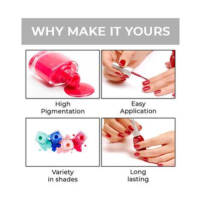 Matt Look Nails Makeup Colour Therapy Nail Polish, Shade No - 23 14 ml - Nail Polish
