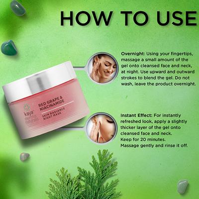 Red Grape & Niacinamide Night Mask 50 gm - Night Cream