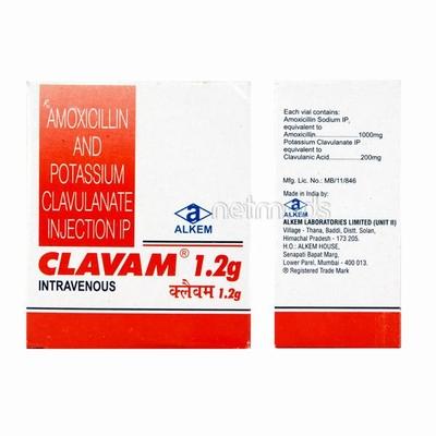 Clavam 1.2Gm Injection 1's - Bacterial Infections-Pen