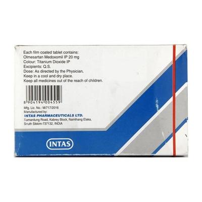 Olmark 20mg Tablet 15'S - Hypertension-Ang