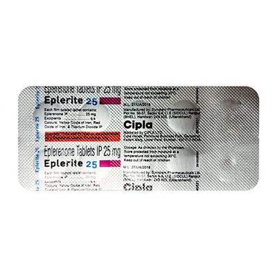 EPLERITE 25 Tablet 10's - Hypertension-Diu
