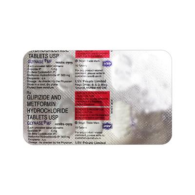 Glynase MF Tablet 10'S - Diabetes-Ant