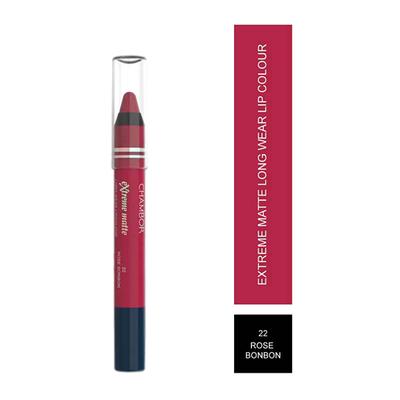 Chambor Extreme Matte Long Wear Lipcolor + Hyaluronic Acid - 22, 2.8gm - Lip Crayons