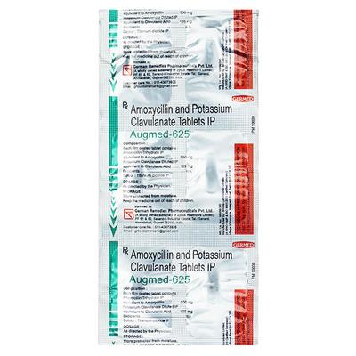 AUGMED 625mg Tablet 6's - Bacterial Infections-Pen