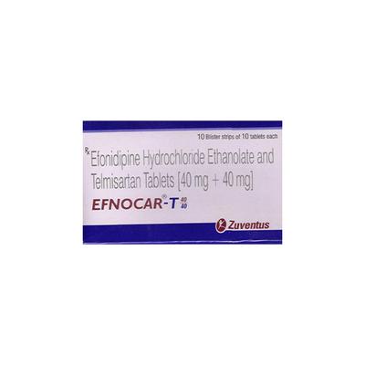 EFNOCAR T 40/40 Tablet 10's - Hypertension-Ana