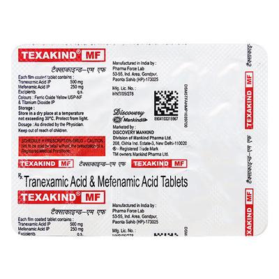 Texakind MF Tablet 10'S - Bleeding Disorders-Hae