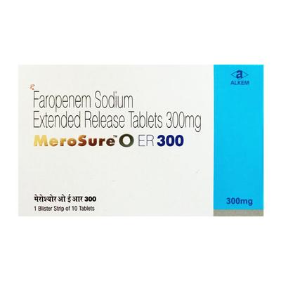 MEROSURE O ER 300 Tablet 10's - Bacterial Infections-OAB