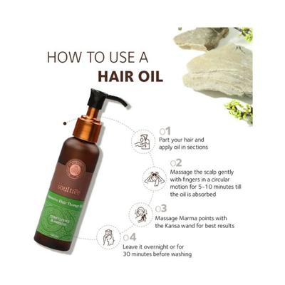 SoulTree Intensive Hair Therapy Oil with Curry Leaves and Hibiscus 120 ml - Hair Oils
