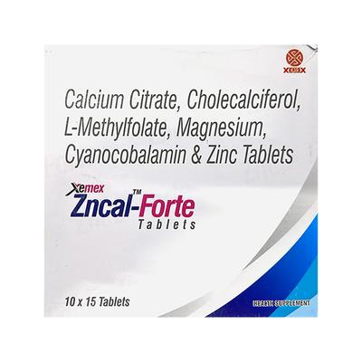 ZNCAL FORTE Tablet 15's - Supplements-Vam