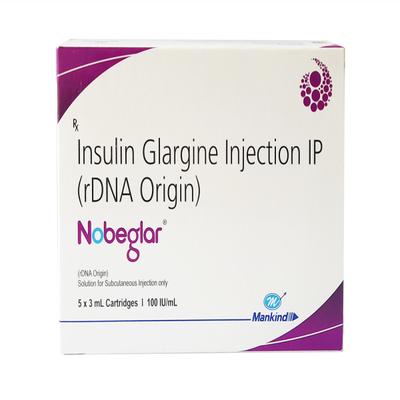 NOBEGLAR 100iu Cartridge 3ml - Diabetes-Ins