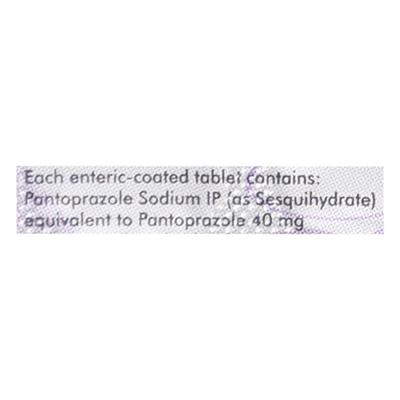 Pantotab 40mg Tablet 10'S - Ulcer/Reflux/Flatulence-Aaa
