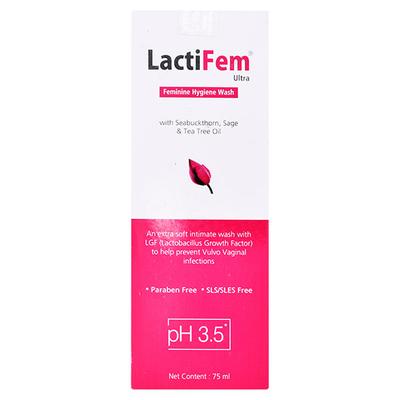 LACTIFEM ULTRA FEMININE HYGIENE Wash 75ml - Skin Infections-Ski
