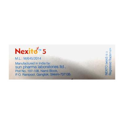 NEXITO 5 Tablet 15's - Depression-Ant