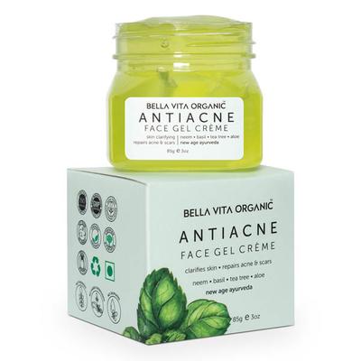 Bella Vita Organic Anti Acne, Pimple Scar Spots Removal Cream Gel 85 gm - Face Gels