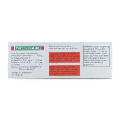 Triolmezest 40mg Tablet 10'S - Hypertension-Ang