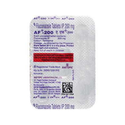 AF 200mg Tablet 1'S - Fungal Infections-Anf