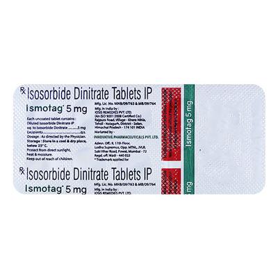 ISMOTAG 5mg Tablet 10's - Angina