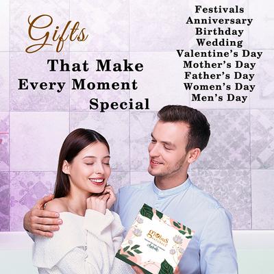 Globus Naturals Pre and Post Holi Ritual Herbal Kumkumadi Skin Care Gift Box, for All Skin Types - Both Men and Women, Face Wash 100gm, Face Scrub 100gm, Face Cream 100gm and Face Pack 100gm 1's - Makeup Kits & Sets