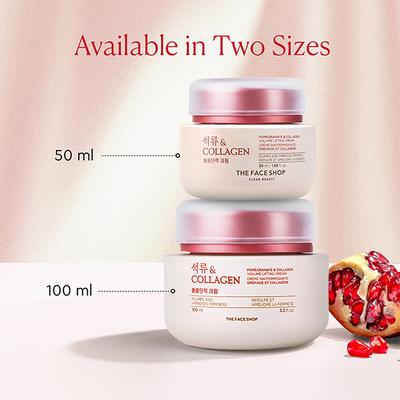 The Face Shop Pomegranate And Collagen Volume Lifting Cream 100 Ml - Face Creams