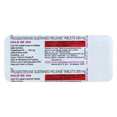 Hald SR 200mg Tablet 10'S - Hormonal Therapy-Oes