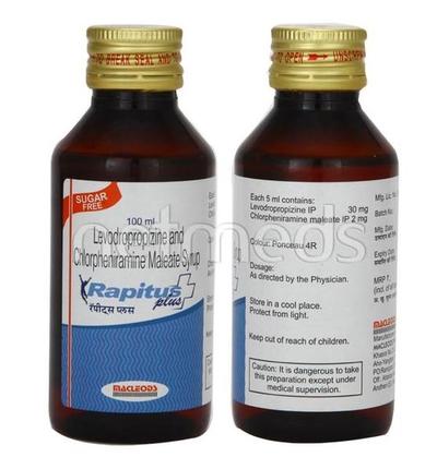 Rapitus Plus Sugar Free Syrup 100ml - Cough And Cold-Cou