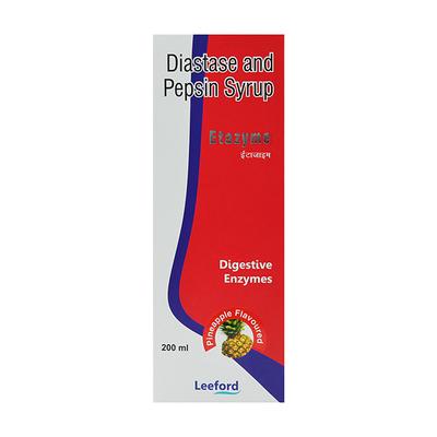 Etazyme Pineapple Flavoured Syrup 200ml - Digestion-Dig