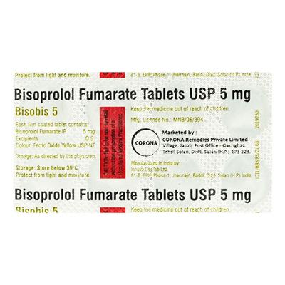 BISOBIS 5 Tablet 10's - Hypertension-Bet
