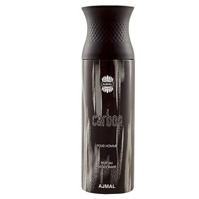 Ajmal Carbon & Silver Shade & Silver Shade Deodorant Spray - For Men (Pack Of 3) 200 ml - Men Perfumes (Edt/Edp)
