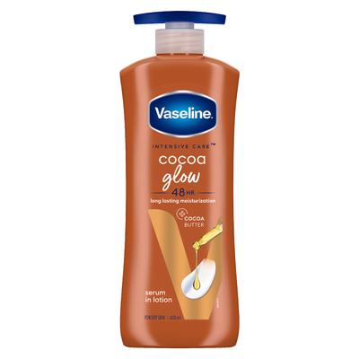 Vaseline Intensive Care Cocoa Glow With Pure Cocoa & Shea Butter Body Lotion 600ml - Lotions & Creams