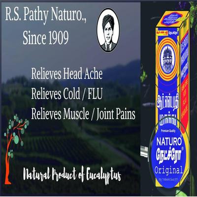 RS Pathy Marunthu Naturo Pain Relief Drops 20 ml - Pain Relief (Ayush)