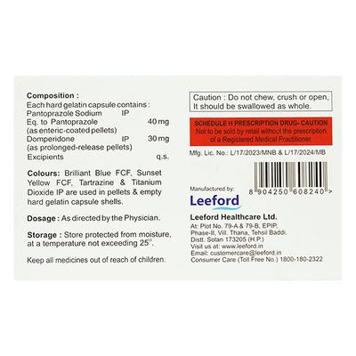 Pezover DSR Capsule 10'S - Ulcer/Reflux/Flatulence-Aaa