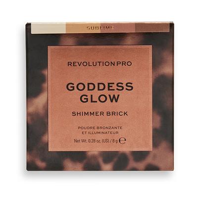 Revolution Pro Goddess Glow Shimmer Brick Sublime 8 gm - Eye Shadow Palettes
