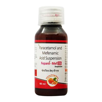 FEPANIL MEF DS Delicious Orange Flavour Suspension 60ml - Pain relief-Nsa