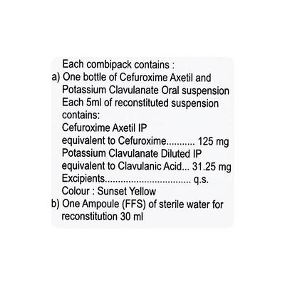 Fastclav 125mg Dry Syrup 30ml - Bacterial Infections-Cep