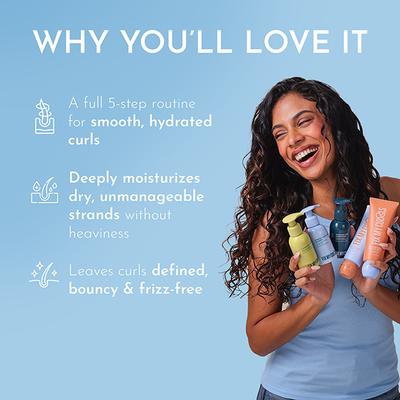 Fix My Curls Complete Curl Care Travel Kit, 50ml 5's - Hair Sets & Kits