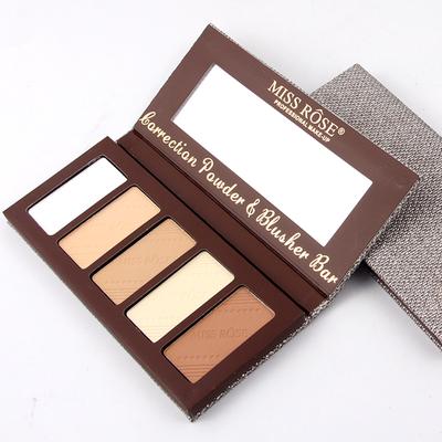 Miss Rose 5 Shades In 1 Compact Palette 7003 - 014N 20 gm - Compact Powder