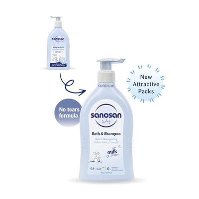 Sanosan Baby Bath And Shampoo 500 ml - Baby Shampoo