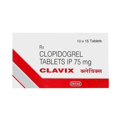 Clavix 75mg Tablet 15'S - Blood Clot-Ant