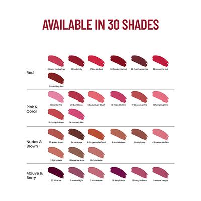 Swiss Beauty Hold Me Matte Liquid Lipstick (Tempting Pink) 4.5 ml - Liquid Lipsticks