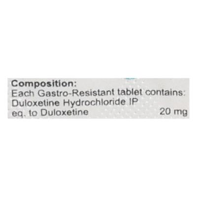 Duloren 20mg Tablet 10'S - Depression-Ant