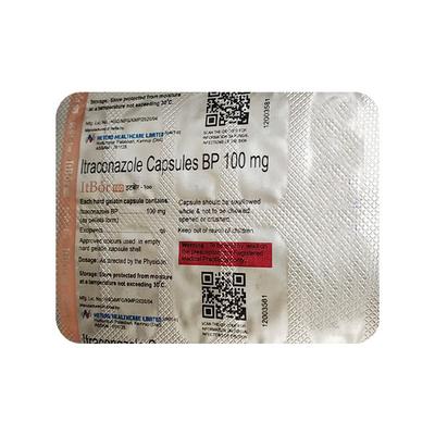 ITBOR 100 Capsule 10's - Fungal Infections-Anf