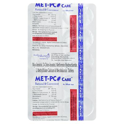 Metpco Care Tablet 10'S - Diabetes-Ant